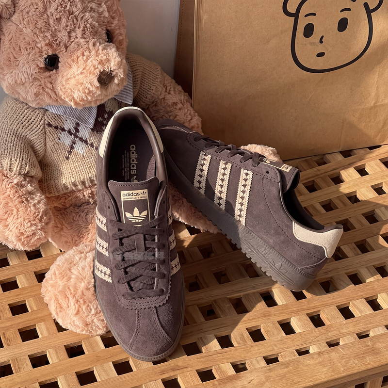 Adidas Bermuda New Hot-Selling Brown Thin-Soled Casual German Training Shoes Women's Shoes Js3971 Adidas Bermuda New Hot-Selling Brown Thin-Soled Casual German Training Shoes Women's Shoes Js3971