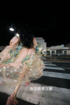 Part of the spot Zi Song Oriental aesthetics Ming vertical collar shirt drunk Lotus jade case