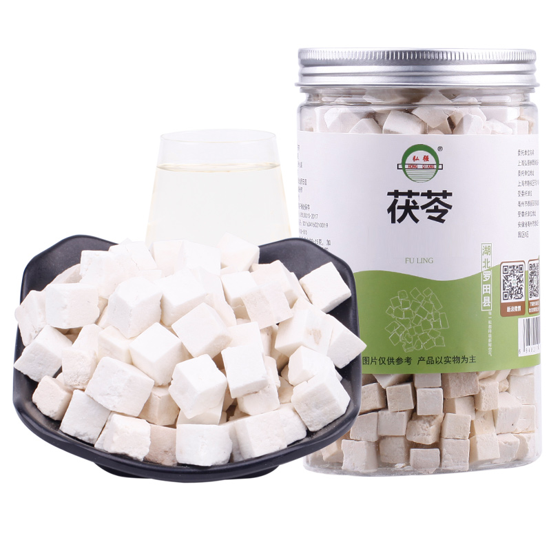 Hongqiang Poria white poria cocos block Poria tea can be played by themselves Poria powder can be equipped with Atractylodes Atractylodes and mulberry leaves non-mask