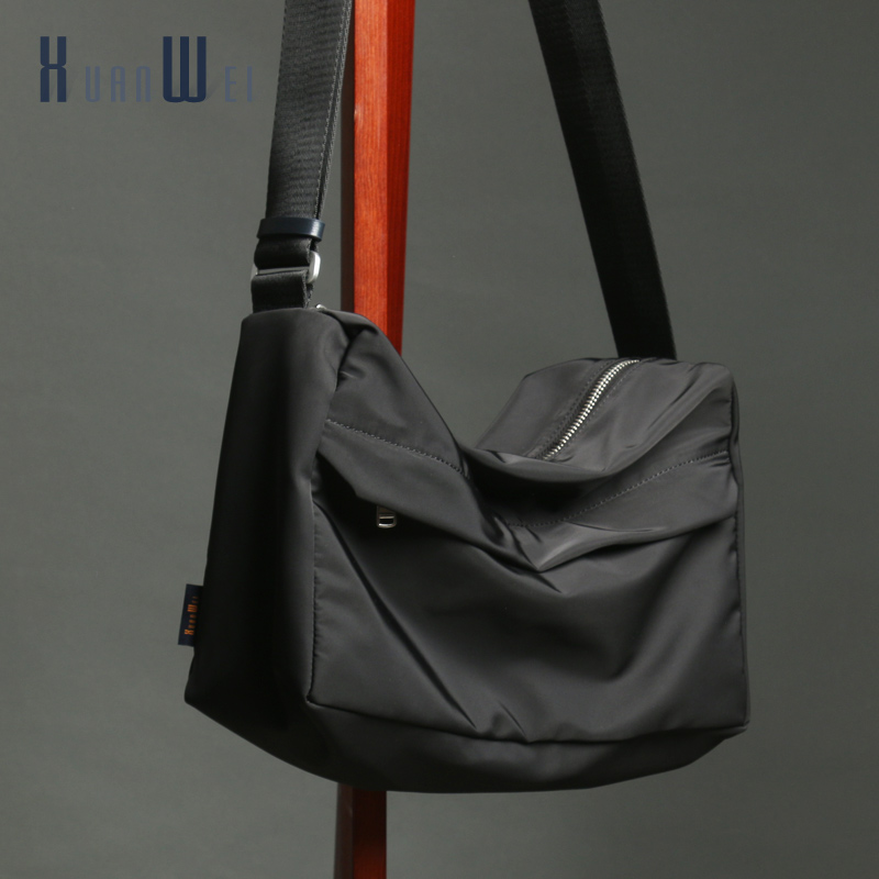 Xuanwei original men's shoulder bag canvas messenger bag women's sports lightweight nylon small bag tide brand summer backpack