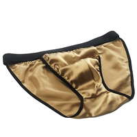 Full 3 Pack Quần lót lụa 100% lụa Quần lót nam Half Thong Sexy quần ren xuyên thấu
