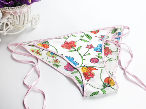 Sản phẩm mới 100% lụa nữ điều chỉnh thong đồ lót lụa tinh khiết của phụ nữ tóm tắt đồ lót thong quan sip dui nam