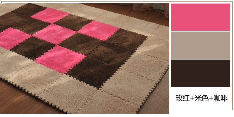 thảm bọt Puzzle thảm bé leo lên pad khâu sang trọng thảm phòng ngủ sàn phòng khách mat tatami mat - Thảm sàn thảm lót nhà tắm chống trơn