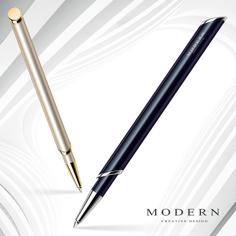 German MODERN beveled pen magnetic telescopic pen metal ball pen student neutral signature pen