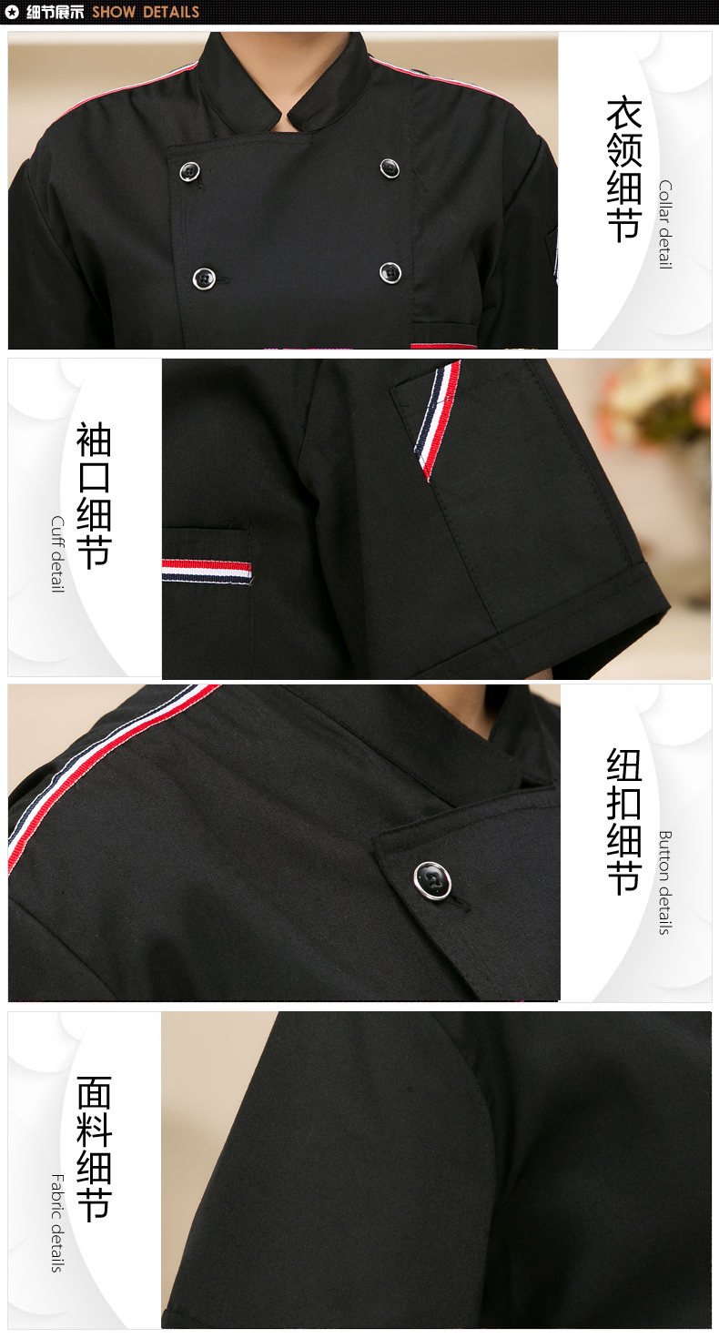Veste chef cuisinier en polyester - Ref 1910364 Image 11