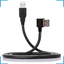 C- 356 usb left and right elbow data line male to male double head mobile hard disk box cable notebook] Cable