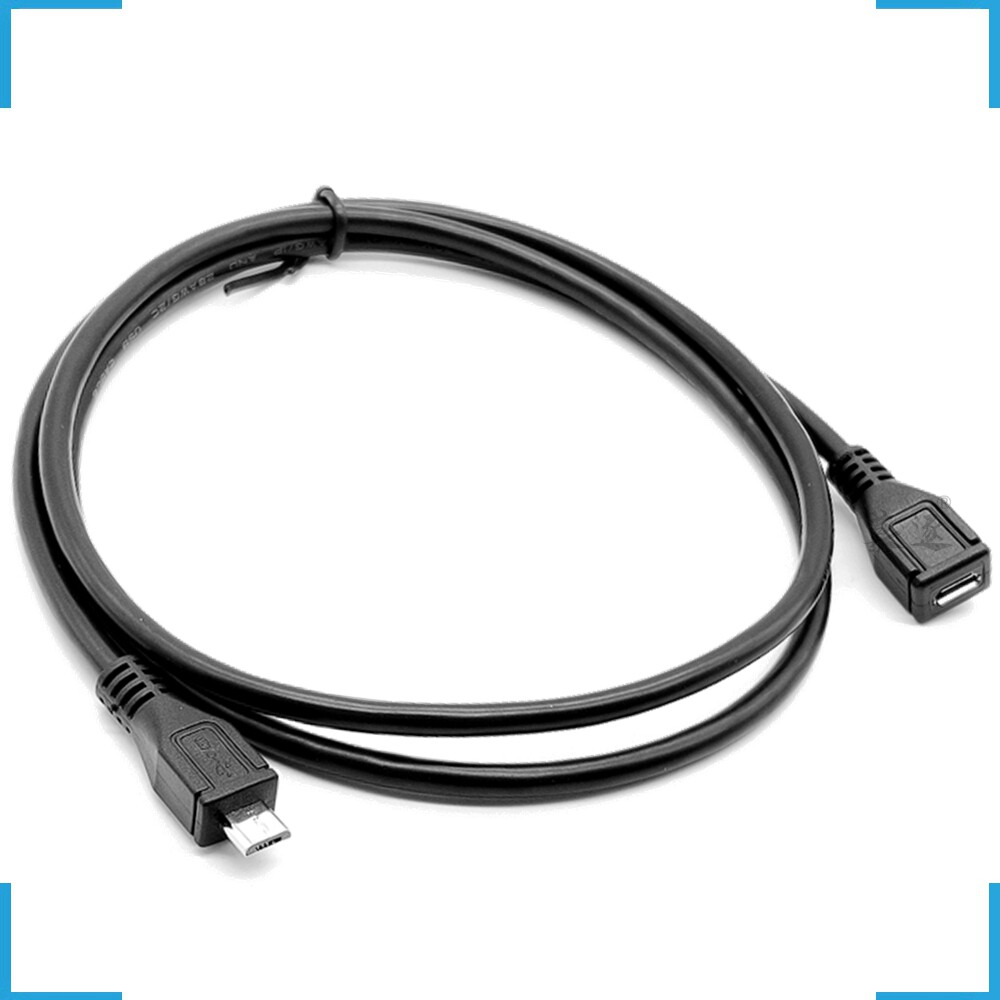 C-358 microUSB extension cable Android charging cable male to female long head data cable Mobile phone extension universal