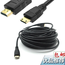 Mini HDMI to hdmi line SLR online shooting line Mini public small head HD Short Line