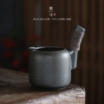 Moshou Japanese style Cup wide mouth Handmade coarse pottery antique male Cup ceramic home retro creative tea divider