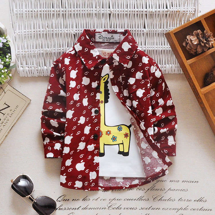 Chemise garcon à manche longue - Ref 2073669 Image 45