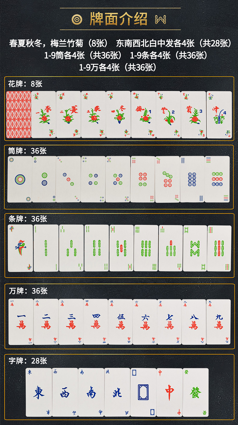 Yu Sheng Solitaire Mahjong Mini Mahjong Chơi Thẻ Du lịch Giấy di động Thẻ Mahjong Ký túc xá Thẻ nhỏ Giấy 2 - Các lớp học Mạt chược / Cờ vua / giáo dục bộ cờ vua gỗ cao cấp