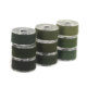 Military green small thread box handmade fabric DIY sewing thread dark gray green hand sewing thread 10 colors