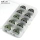 Military green small thread box handmade fabric DIY sewing thread dark gray green hand sewing thread 10 colors