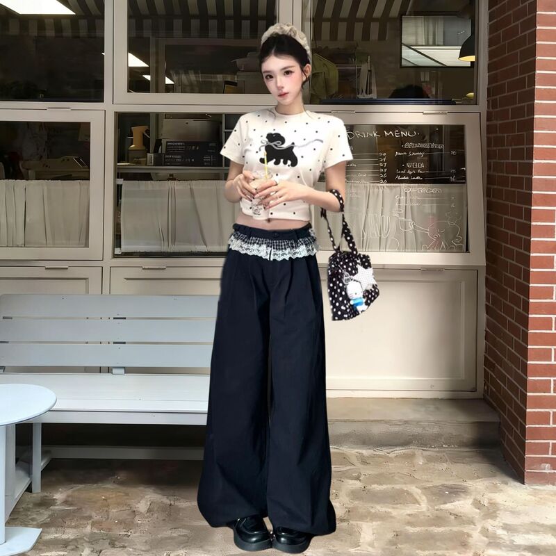 Summer Hot Girl Outfit for Women 2026 Short-Sleeved Blazer Casual Pants Two-Piece Set Beautiful Korean Style Outfit Complete Set