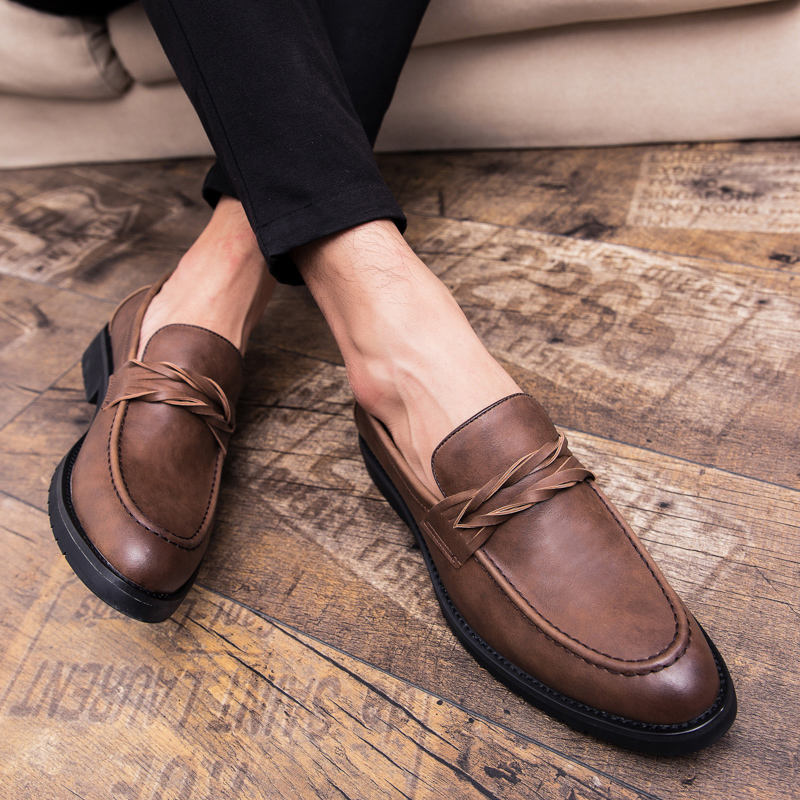 Man Chao brand 2021 autumn new summer bean shoes men's shoes men's shoes Korean casual shoes men's breathable