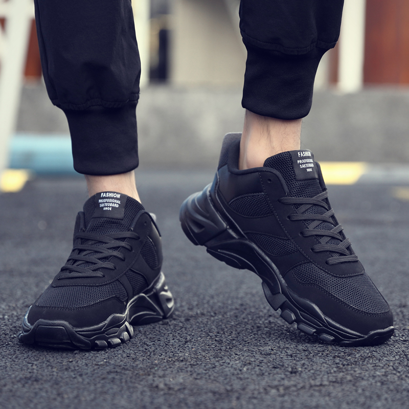 Boomer Work Shoes Deodorant Net Face Sneaker Men 2022 New Years Casual Work Old Daddy Shoes Breathable Labor Shoes