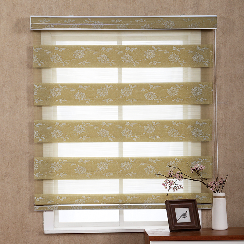 Non-perforated waterproof roller blinds Soft yarn blinds Full shading jacquard Bedroom living room partition curtain Bay window customization