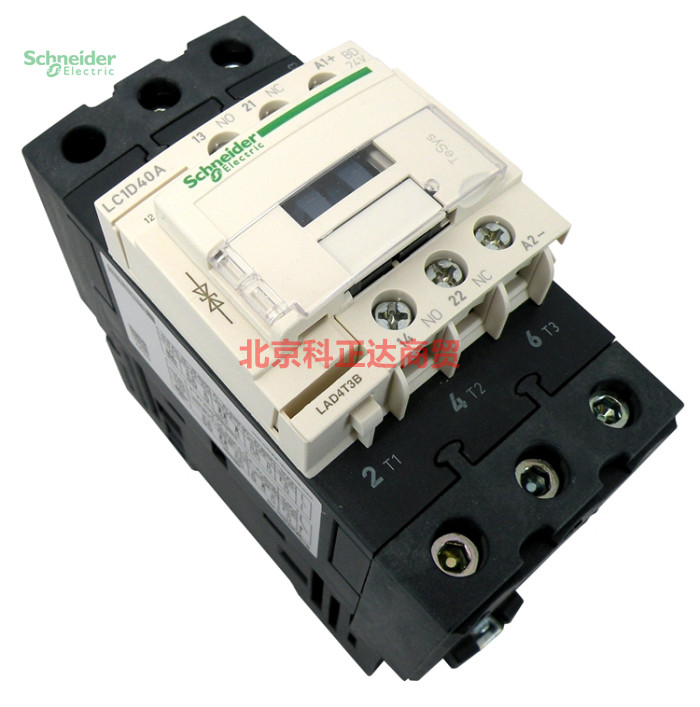 Schneider AC contactor LC1D40ABD 40A 24VDC 24VDC contactor LC1D40A DC24V