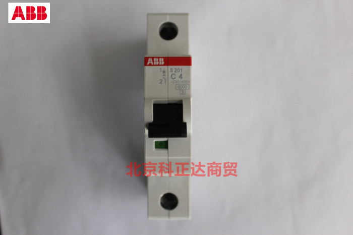 ABB Circuit Breaker ABB Air Switch S201-C4 1P 4A Original S201 1P C4