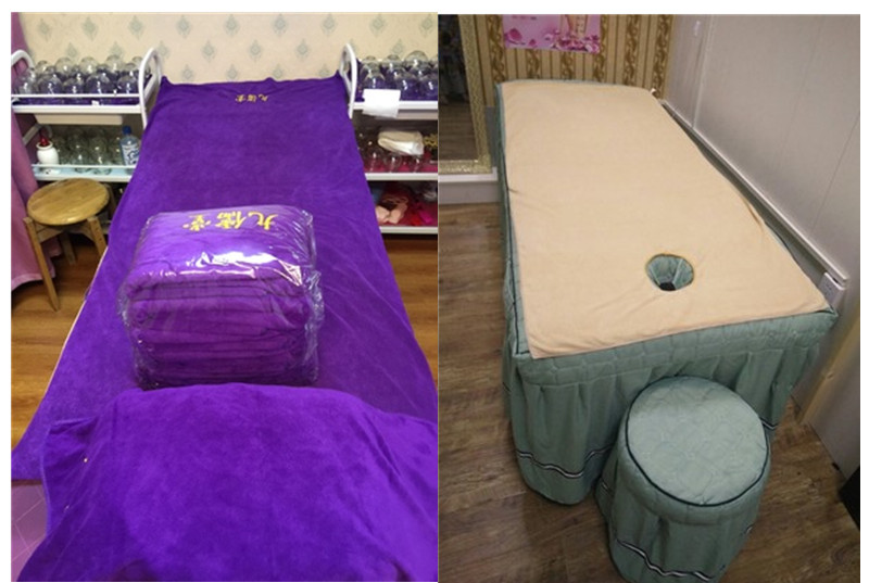 Thẩm mỹ viện khăn trải giường massage vật lý trị liệu câu lạc bộ sức khỏe giường làm đẹp đặc biệt với một chiếc khăn lớn ga nệm