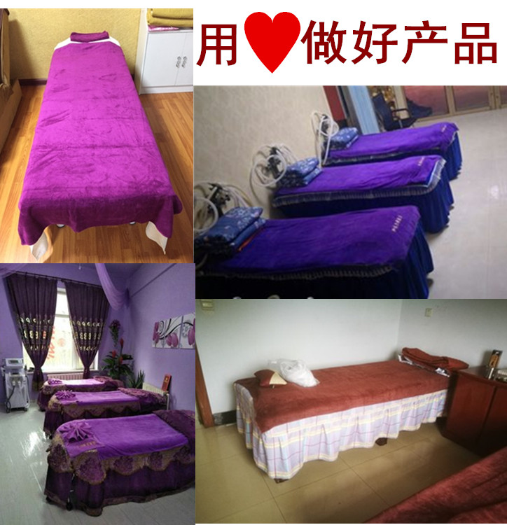 Thẩm mỹ viện khăn trải giường massage vật lý trị liệu câu lạc bộ sức khỏe giường làm đẹp đặc biệt với một chiếc khăn lớn ga nệm