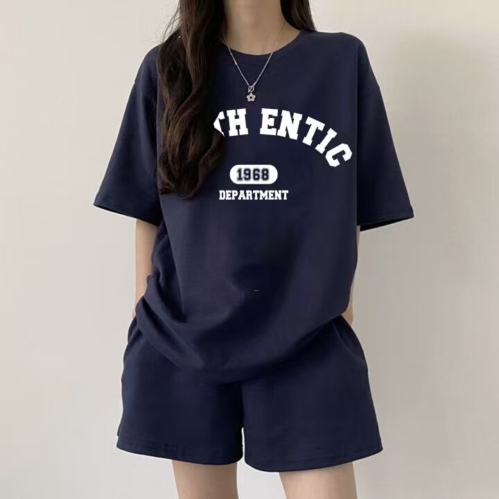 Foreign Trade 2026 New Style Women's Pajamas, Summer Short-Sleeved Casual Home Wear, High-End and Comfortable Two-Piece Set That Can Be Worn Outside