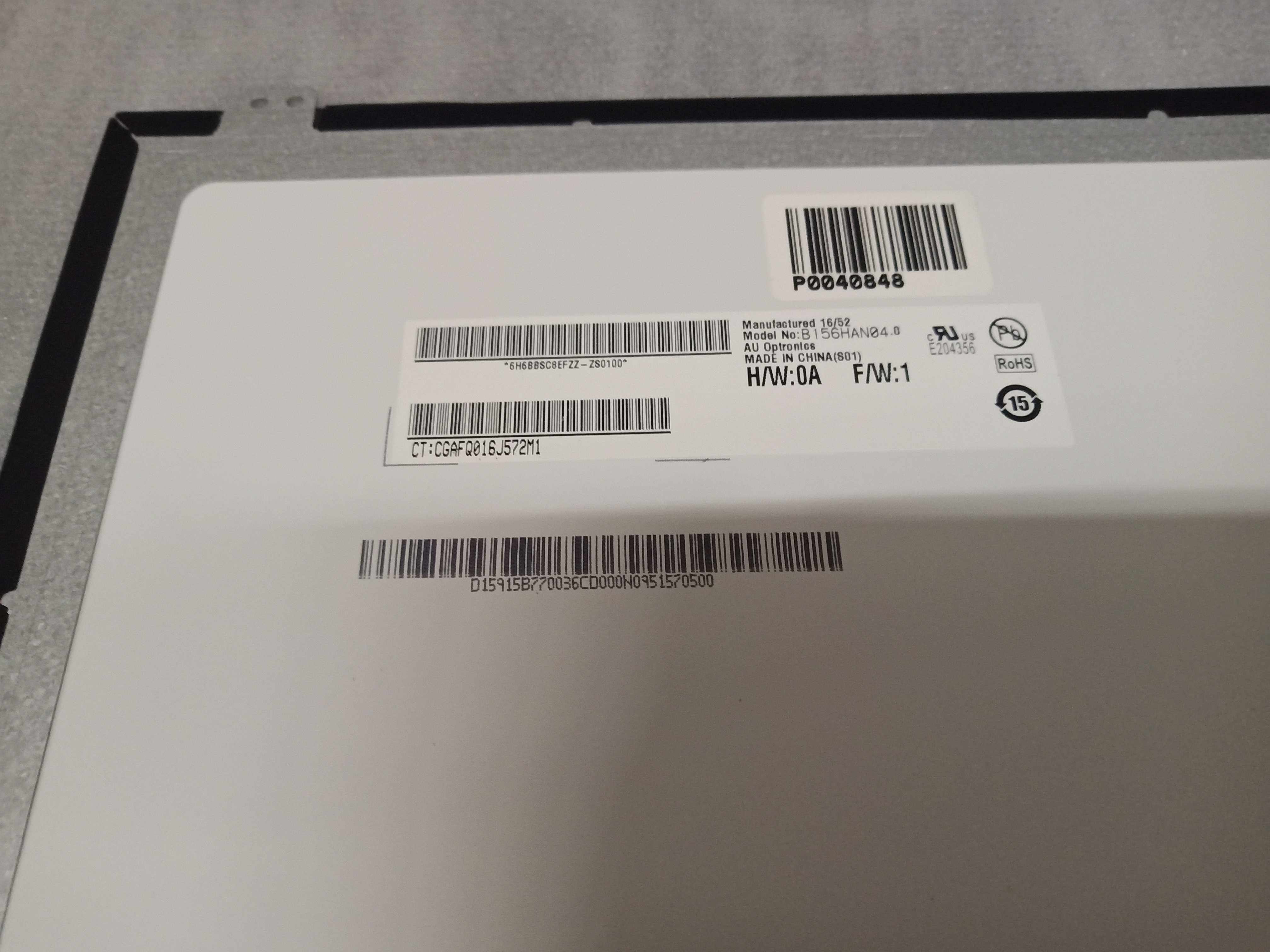 UX330C UX330C UX330I UX330L UX330L screen B133HAN02 7 B133HAN02 1 full view