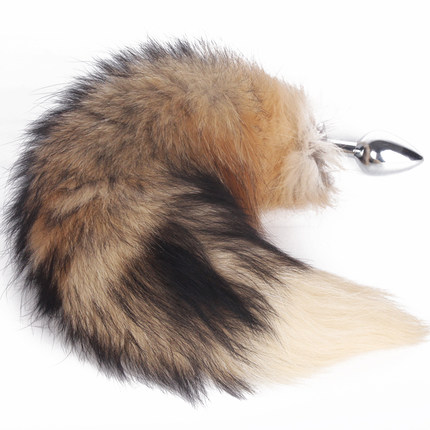 狗奴后庭狐狸尾巴肛塞女外出sm情趣用品成人刑具尾巴肛门扩肛器-tmall.com天猫