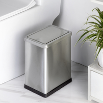 Stainless steel trash toilet toilet with covering creative toilet toilet basket narrow crack clamp