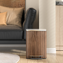 New Chinese trash bin home 2022 new living room light luxury high - end kitchen bedroom office with foot - stained style