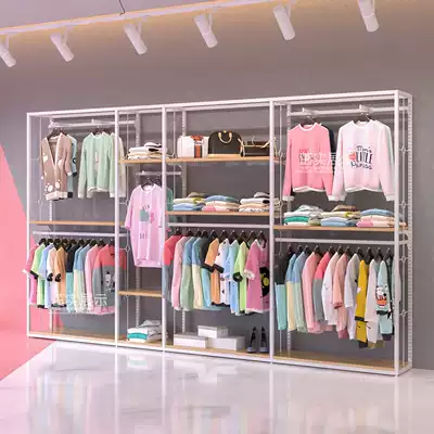 High-end clothing store display floor Net red display rack floor brand Mall brand women's clothing store shelves