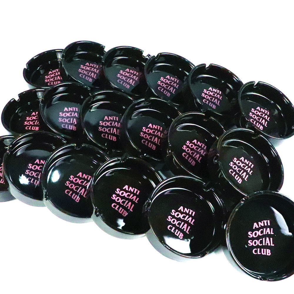 Source put out to experience the ANTI SOCIAL SOCIAL CLUB Black powder ceramic Ashtray Tide