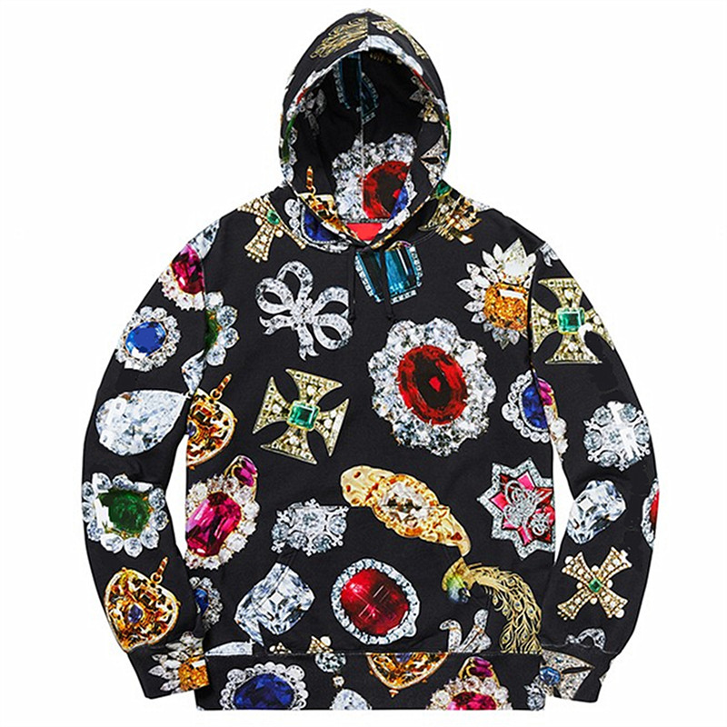 Jewels Sweatshirt Avengers 4 Clothing Unlimited Gems Extermination plus velvet sweater Hoodie men