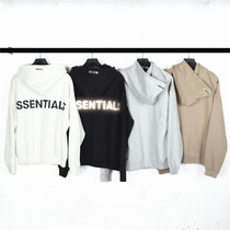 FOG fear of god complex line ESSENTIALS couple reflective plus velvet INS tide brand long-sleeved sweater men