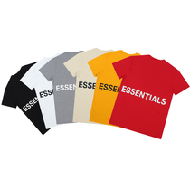 Over-rated FOG fear of god short-sleeved Foundation ESSENTIALS six-color loose High Street bottoming T-shirt men