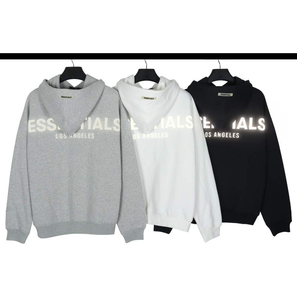 Los Angeles Limited FOG fear of god Multi-line ESSENTIALS Reflective LA sweater High street fashion brand men