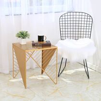 Nordic Iron Art Square Sofa Middle Small Tea Table Living Room Corners A Few Light Lavish Minimalist modern Bedroom nets Red tables