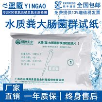 Water quality fecal coliform rapid test paper waste water surface water Medical wastewater fecal coliform test piece