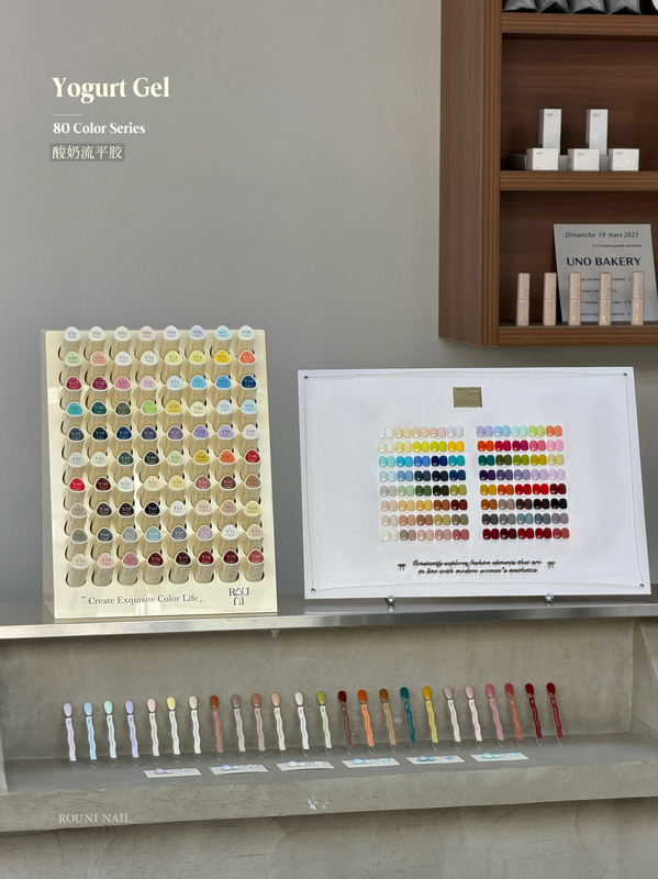 Rouni Unicorn Cat Eye Yogurt Leveling Gel 80 Colors Crushed Ice Glitter 30 Colors Nail Polish Gel Nail Salon Rouni Unicorn Cat Eye Yogurt Leveling Gel 80 Colors Crushed Ice Glitter 30 Colors Nail Polish Gel Nail Salon