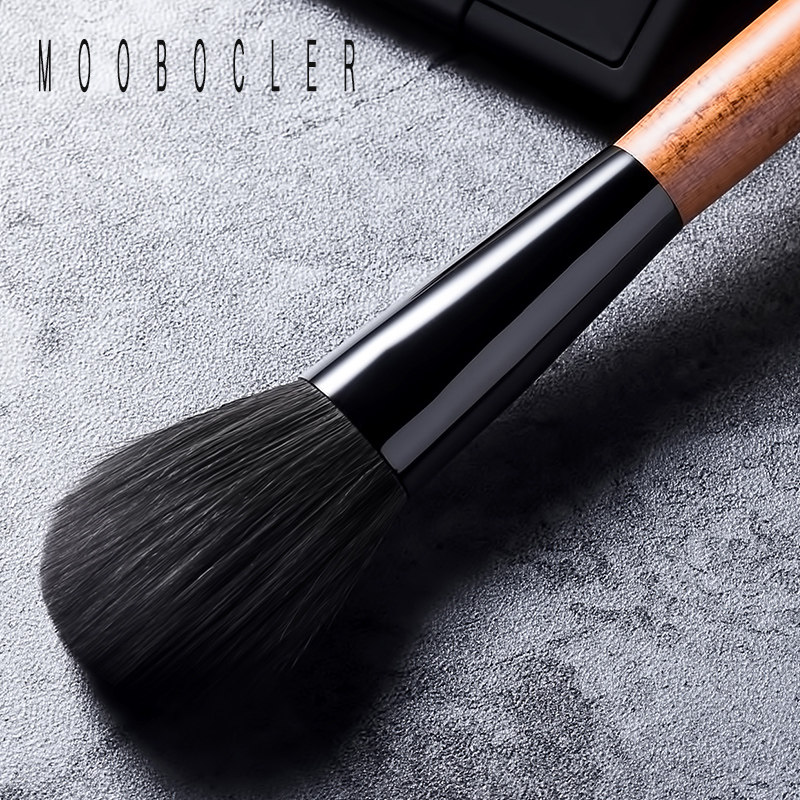 Moobocler medium pure wool blush brush A set of soft animal hair soft hair professional makeup brush