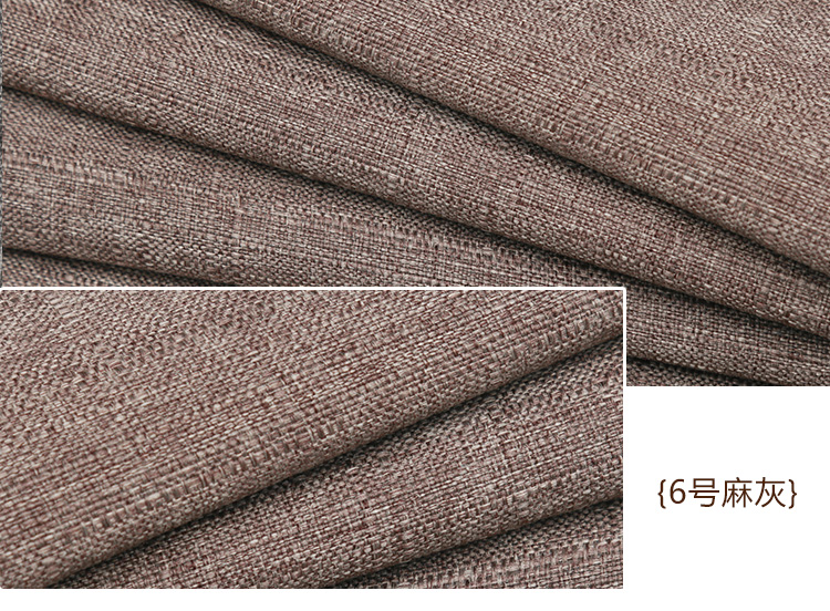 Tùy chỉnh màu rắn vải dày giả vải lanh DIY 45d sofa bọt biển đệm đệm in vải - Vải vải tự làm vải mộc thô