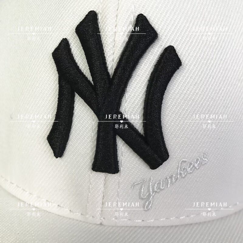 MLB quầy trong nước 18 mùa thu mới NY Yankee đôi nam nữ da trắng uốn cong mũ bóng chày 00510 00861 - Bóng chày 	mũ bóng chày adidas	