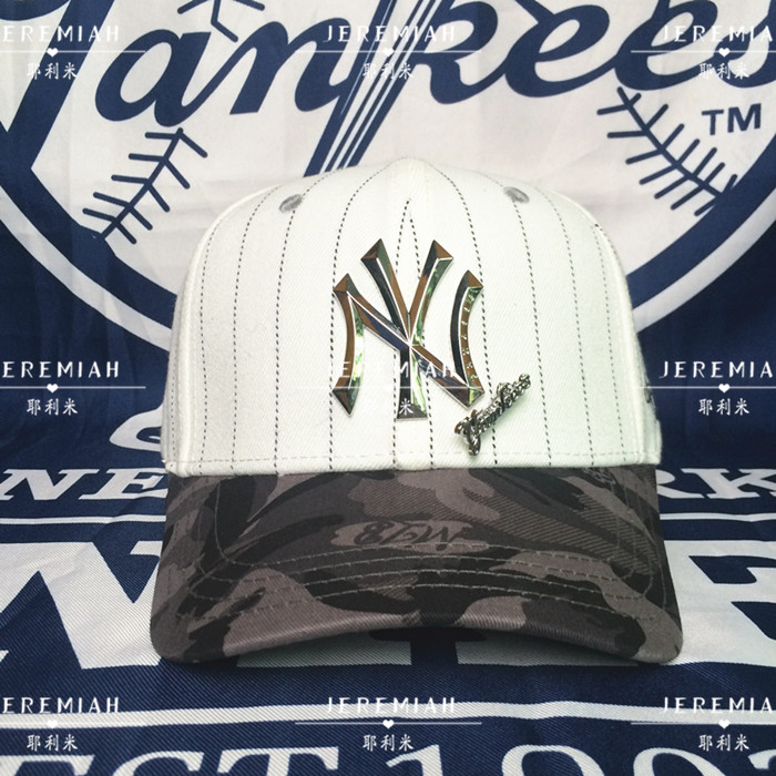 MLB quầy trong nước 17 mùa thu và mùa đông mới mũ bóng chày ngụy trang màu đen tiêu chuẩn 11300 11310 - Bóng chày 	nón bóng chày mlb	