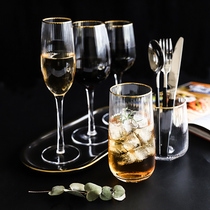 Shery upscale Phnom Penh Diamond glass Wine Cup of Champagne Cup of Champagne Beer Glasses High Foot Cocktails