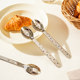 Sheli ins spoon creative cute ຄົວເຮືອນ 304 stainless steel long handle ຄົວເຮືອນບ່ວງຂະຫນາດນ້ອຍຂອງເດັກນ້ອຍບ່ວງ dessert ບ່ວງ