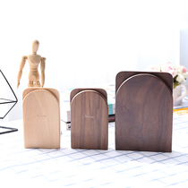 Sherry Creative solid wood bookshelf Book stand book by book holder Study storage ornaments bookshelf board Student teacher gifts