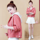 Autumn denim jacket women's spring and autumn 2024 new long-sleeved versatile women's short jacket tops fashionable