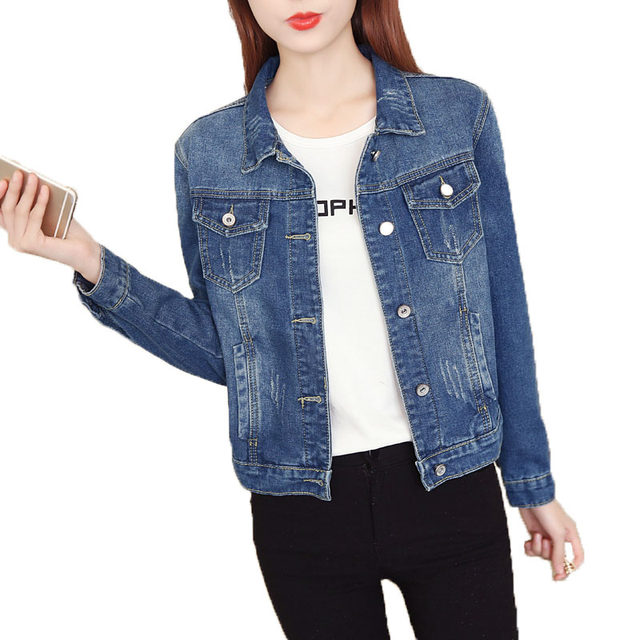 Large size fashionable denim jacket for women Korean version 2024 spring and autumn new fat mm loose versatile short top 200Jin [Jin equals 0.5kg]