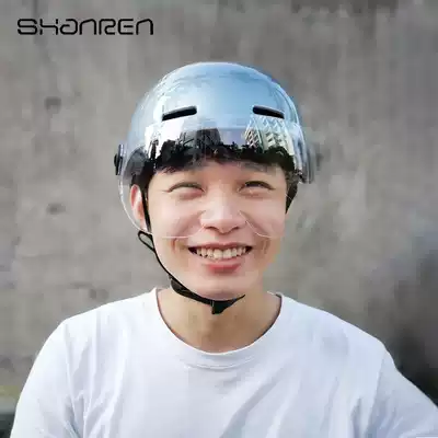 Mountain people electric bicycle helmet city commuter safety hat men and women leisure mountain bike riding equipment