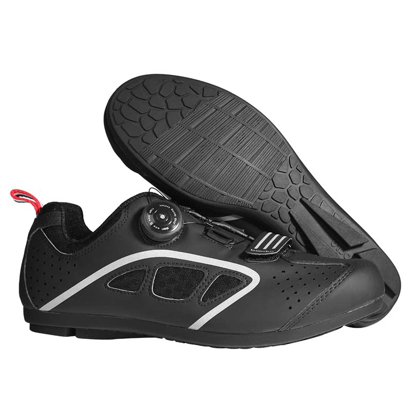 Boodun cycling shoes help non-lock highway mountain fitness shoes mesh breathable bicycle mesh